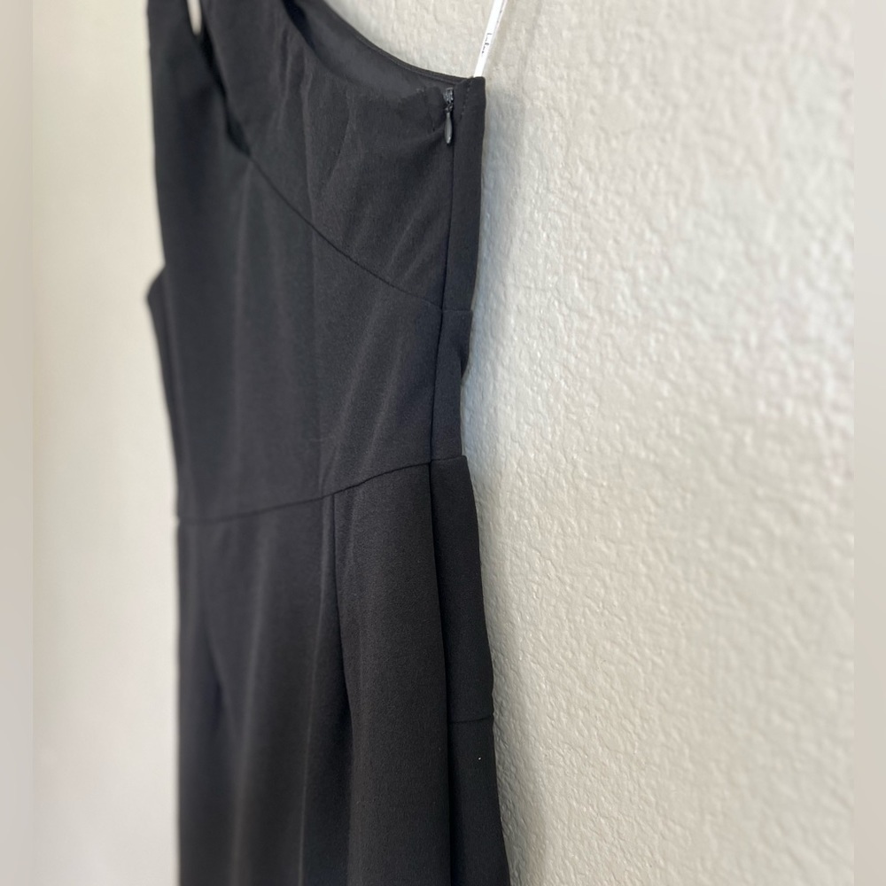 NWOT Phenomenal Allure Black One-Shoulder Knotted Maxi Dress - Picture 7 of 8